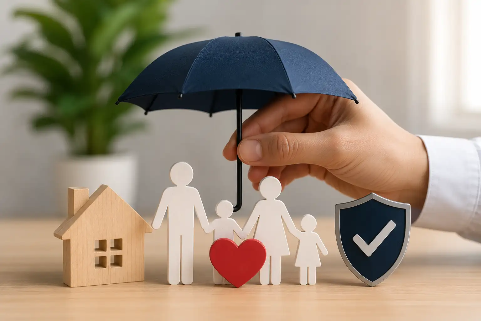 A family protected and secure thanks to a life insurance plan from KJ Investment